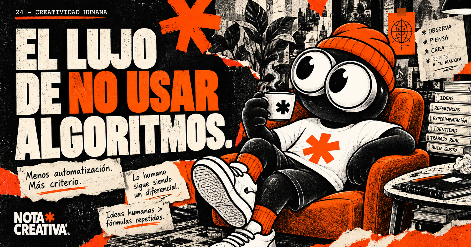 El lujo de no usar algoritmos.
