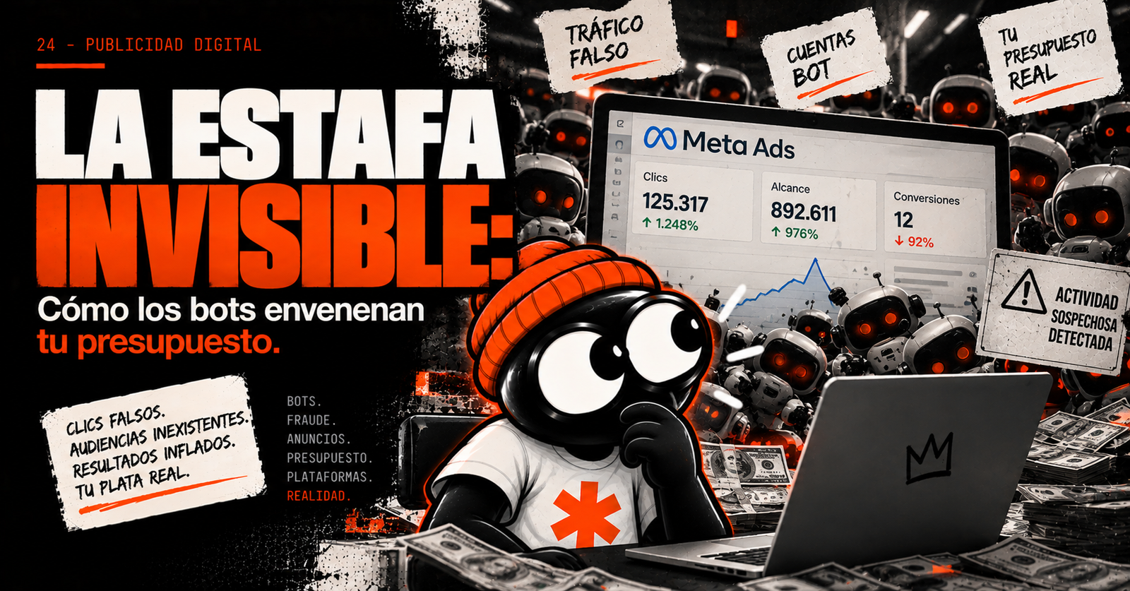 La estafa invisible: Cómo los bots envenenan tu presupuesto.