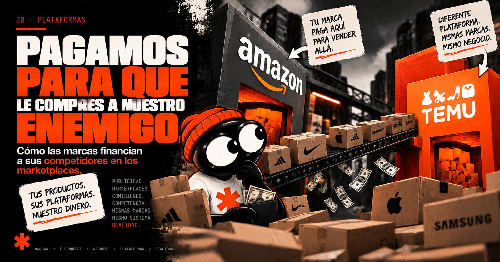 Pagamos para que le compres a nuestro enemigo.