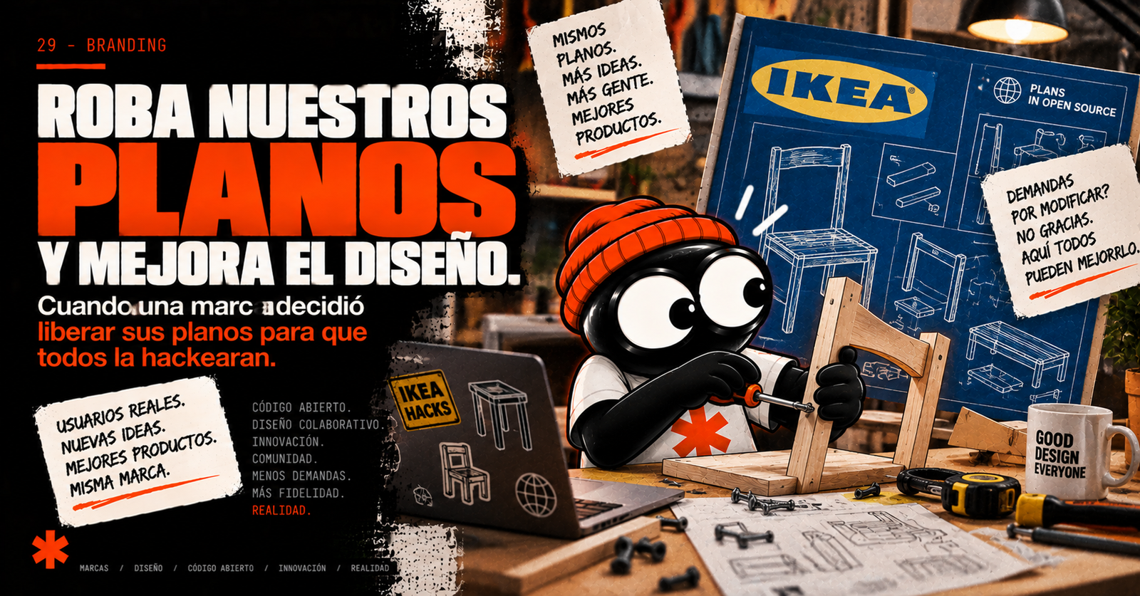 Roba nuestros planos y mejora el diseño.